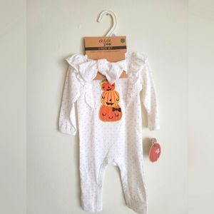 Chick pea 2 piece halloween set